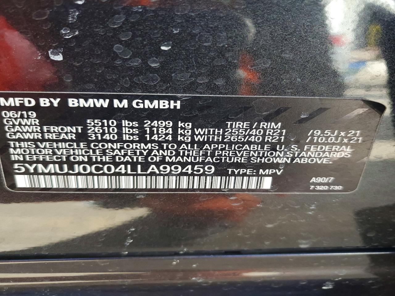 2020 BMW X4 M COMPETITION photo 25
