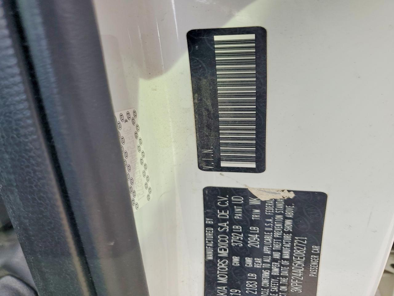 2019 KIA FORTE FE photo 12