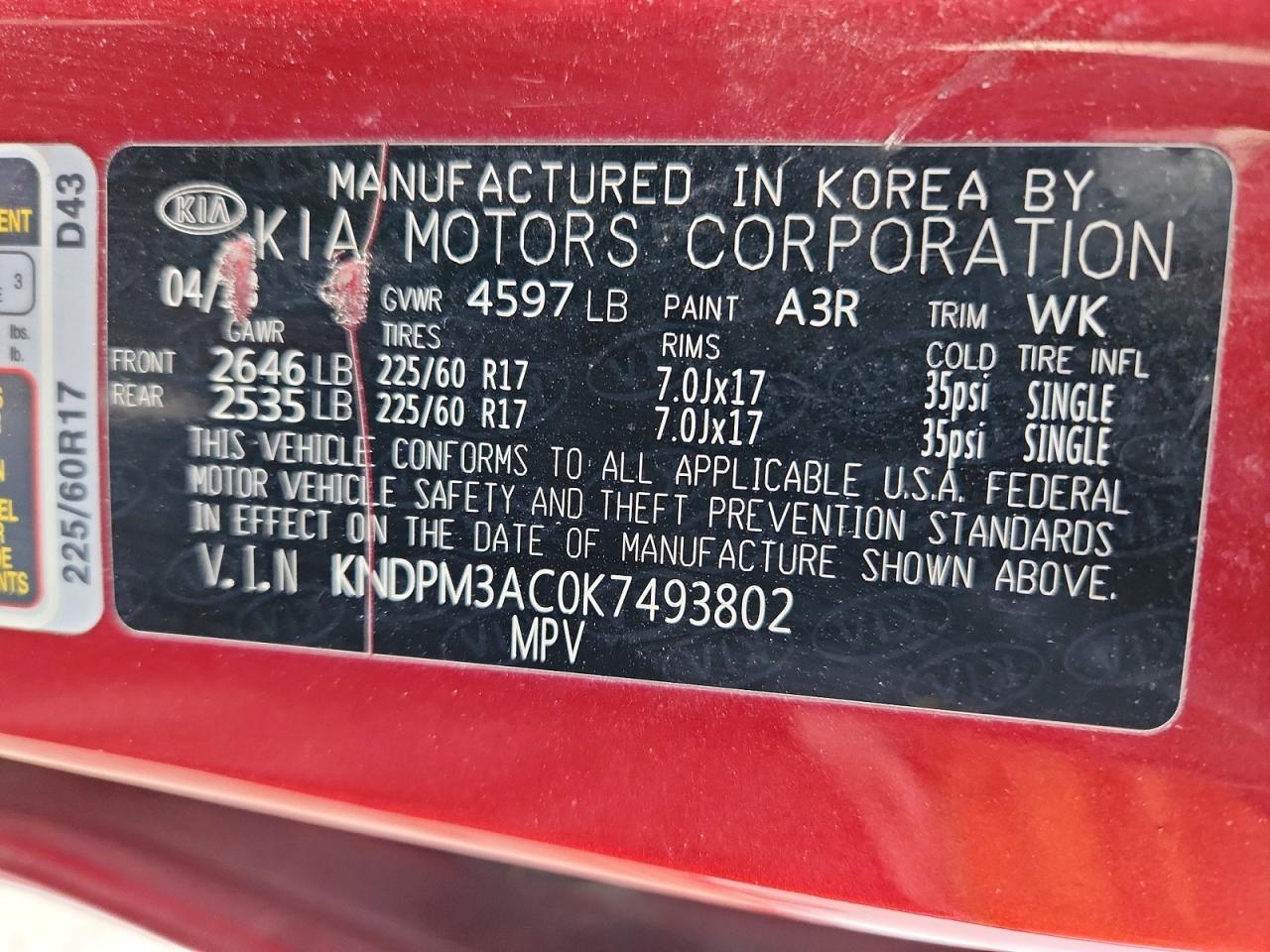 2019 KIA SPORTAGE LX photo 23