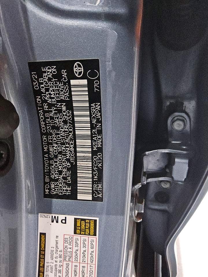 2021 TOYOTA COROLLA SE photo 13