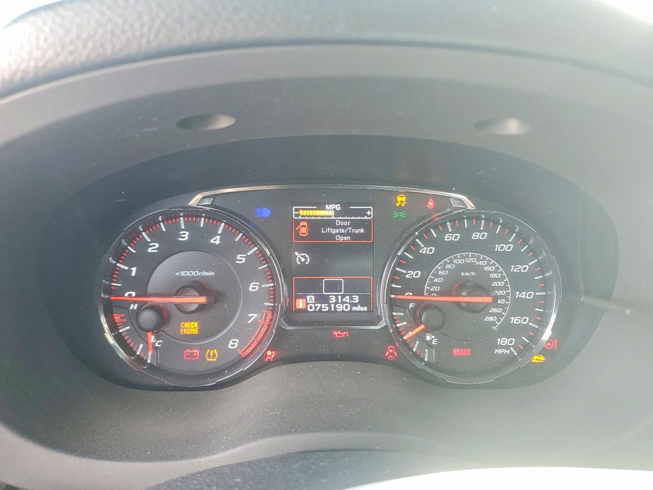 2018 SUBARU WRX photo 9