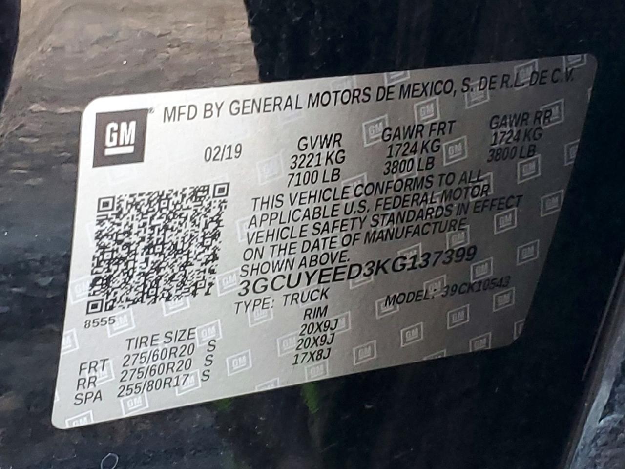 2019 CHEVROLET SILVERADO K1500 RST photo 12