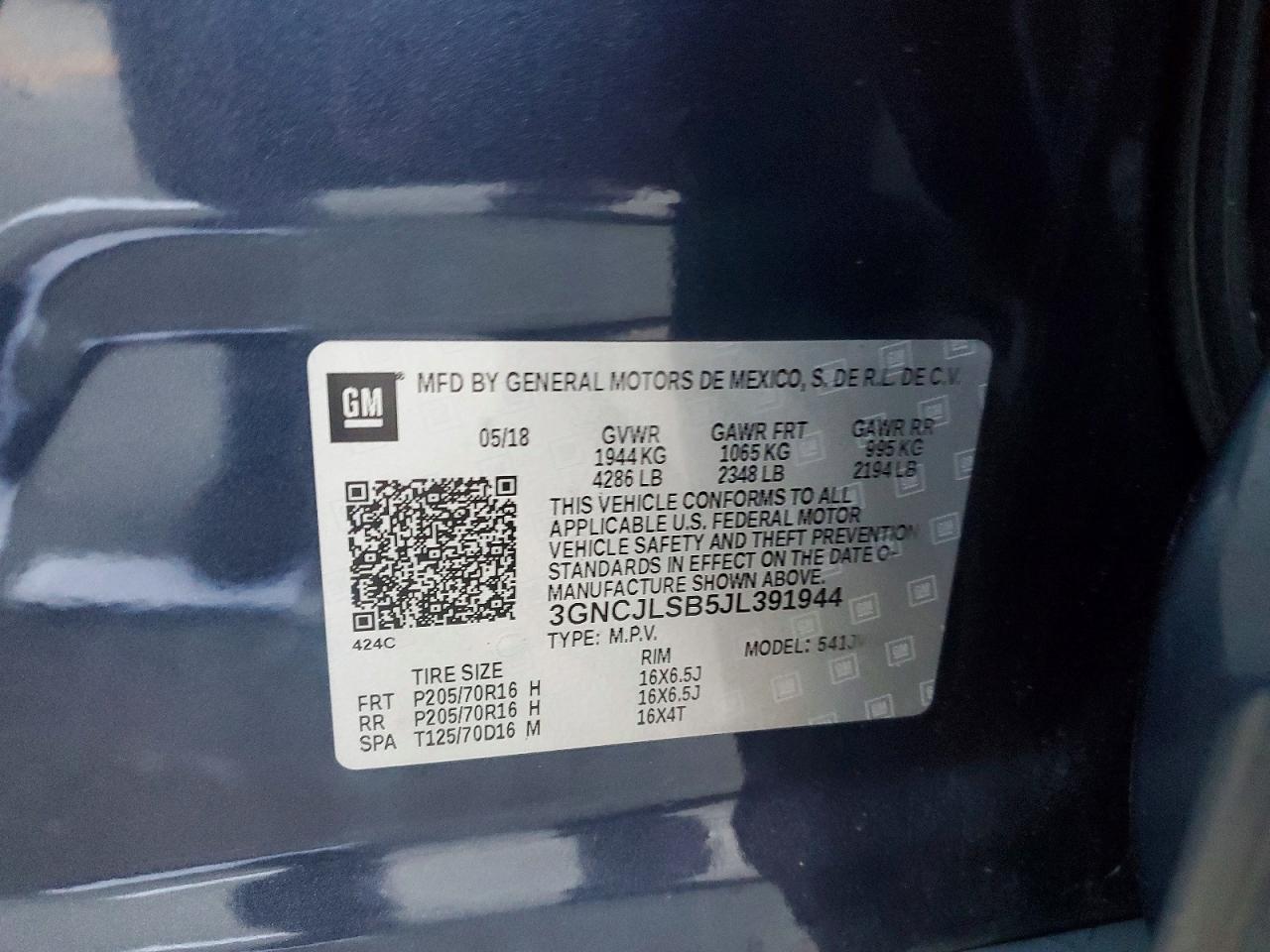 2018 CHEVROLET TRAX 1LT photo 25