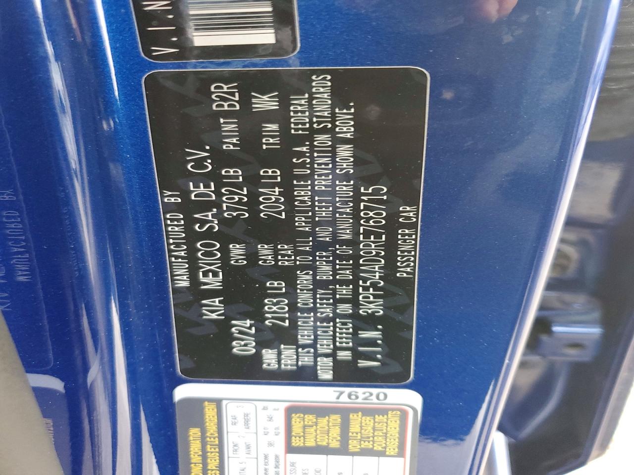 2024 KIA FORTE GT LINE photo 34