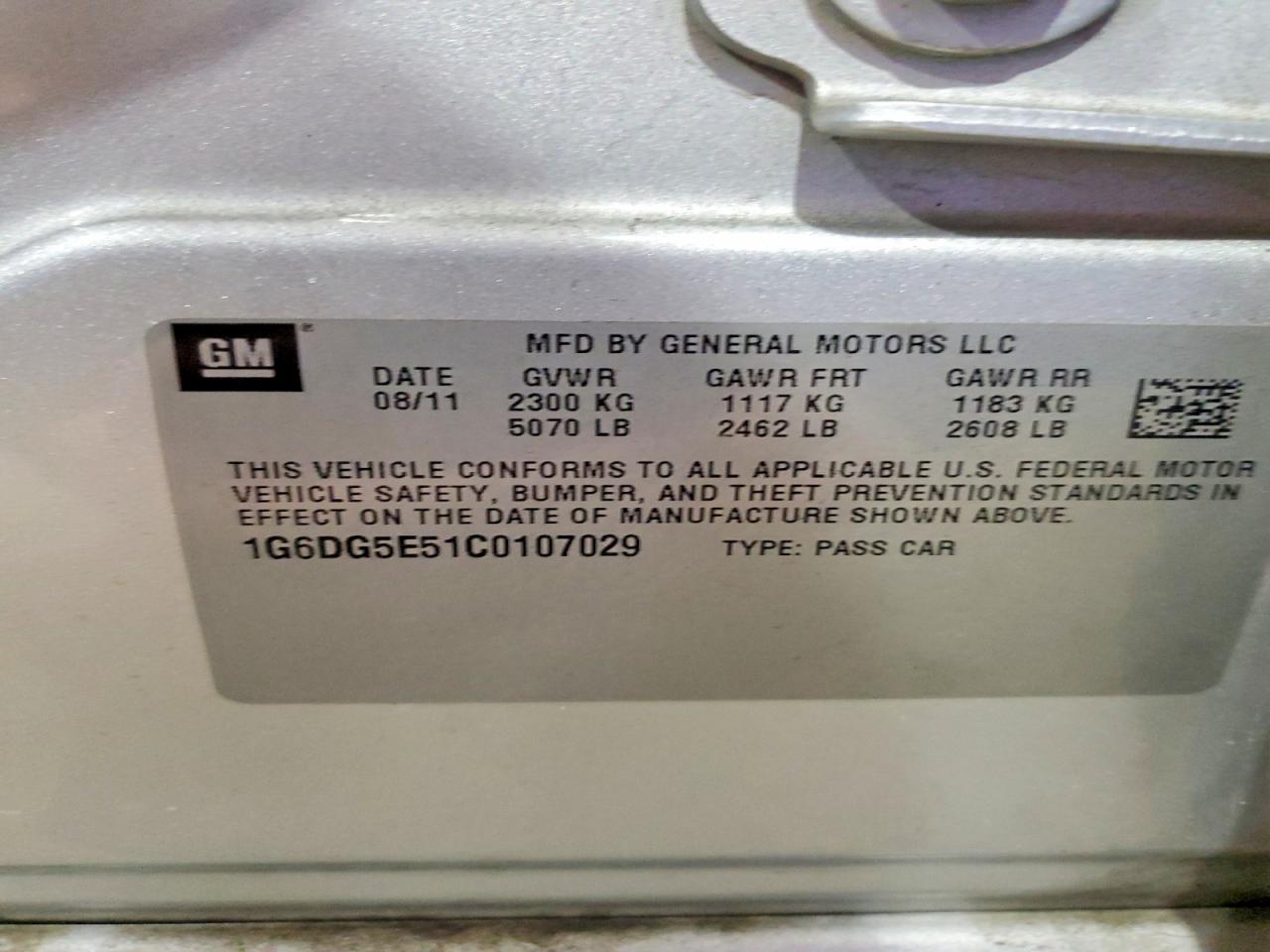 2012 CADILLAC CTS LUXURY COLLECTION photo 12