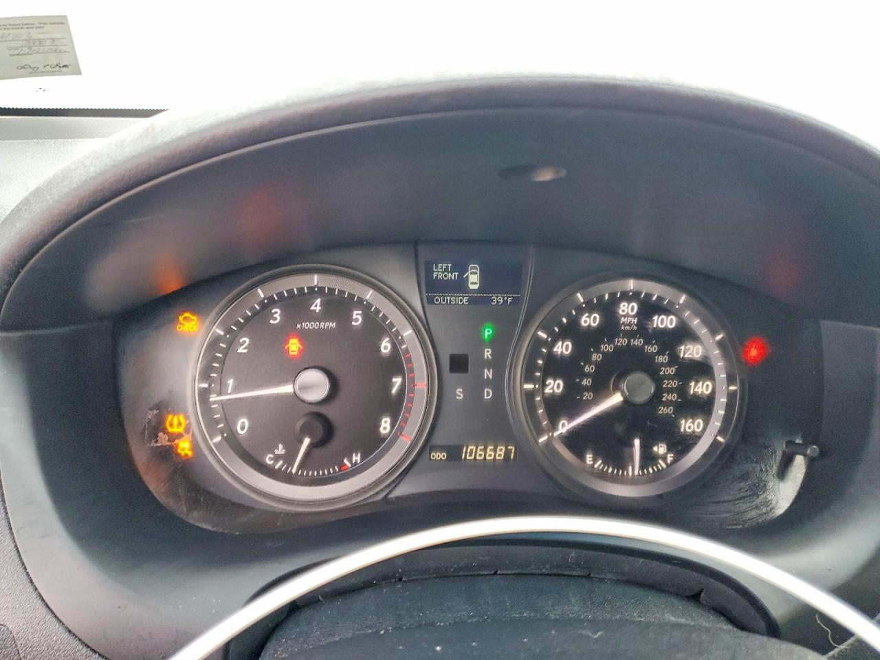 2007 LEXUS ES 350 photo 9