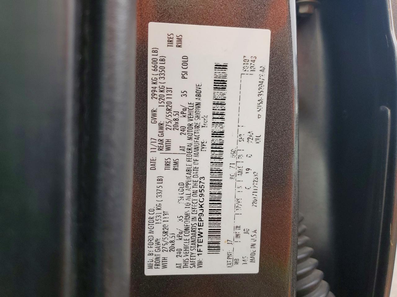 2018 FORD F150 SUPERCREW photo 12
