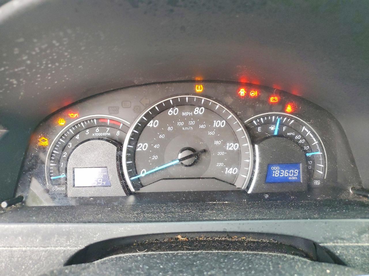 2012 TOYOTA CAMRY BASE photo 9