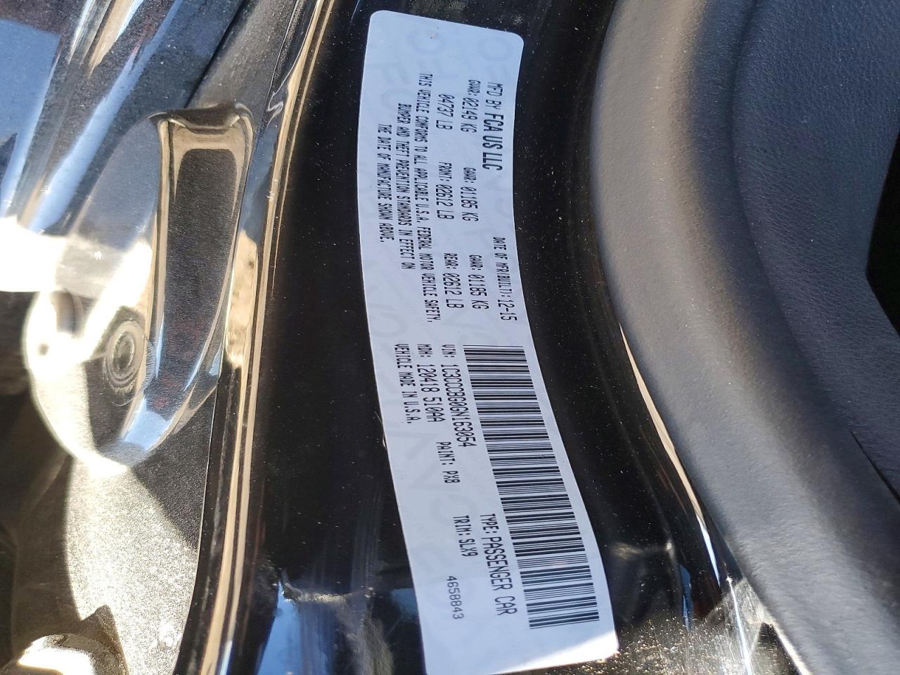 2016 CHRYSLER 200 S photo 12