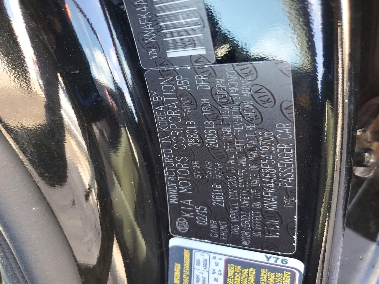 2015 KIA FORTE LX photo 12