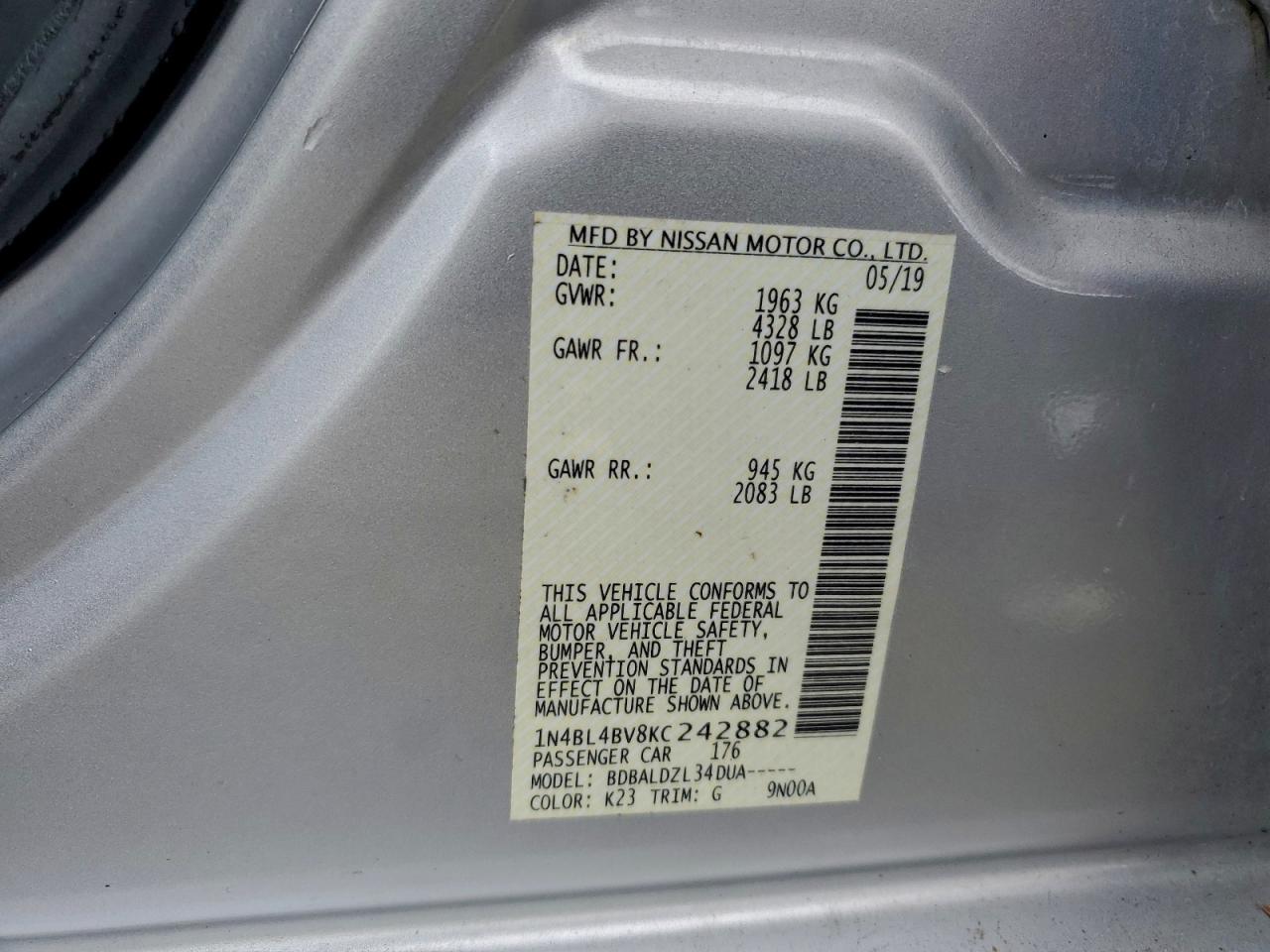 2019 NISSAN ALTIMA S photo 13