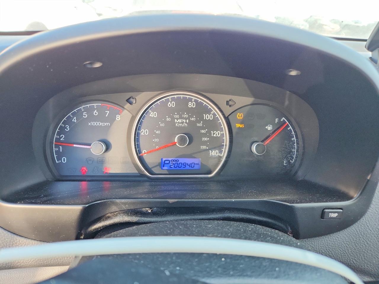 2010 HYUNDAI ELANTRA BLUE photo 9