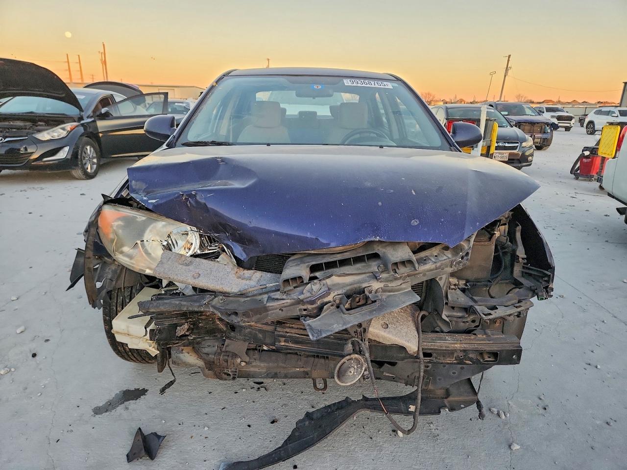 2010 HYUNDAI ELANTRA BLUE photo 5