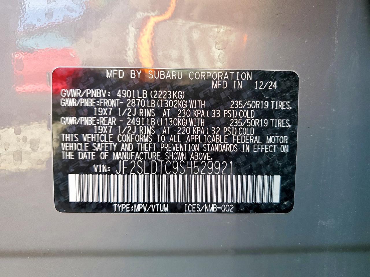 2025 SUBARU FORESTER TOURING photo 27