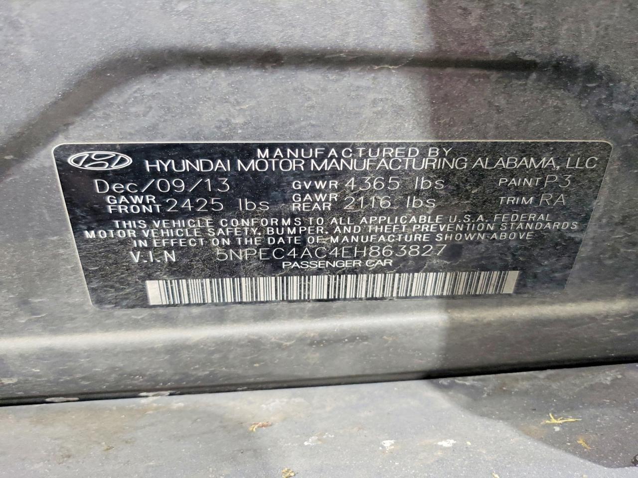 2014 HYUNDAI SONATA SE photo 12