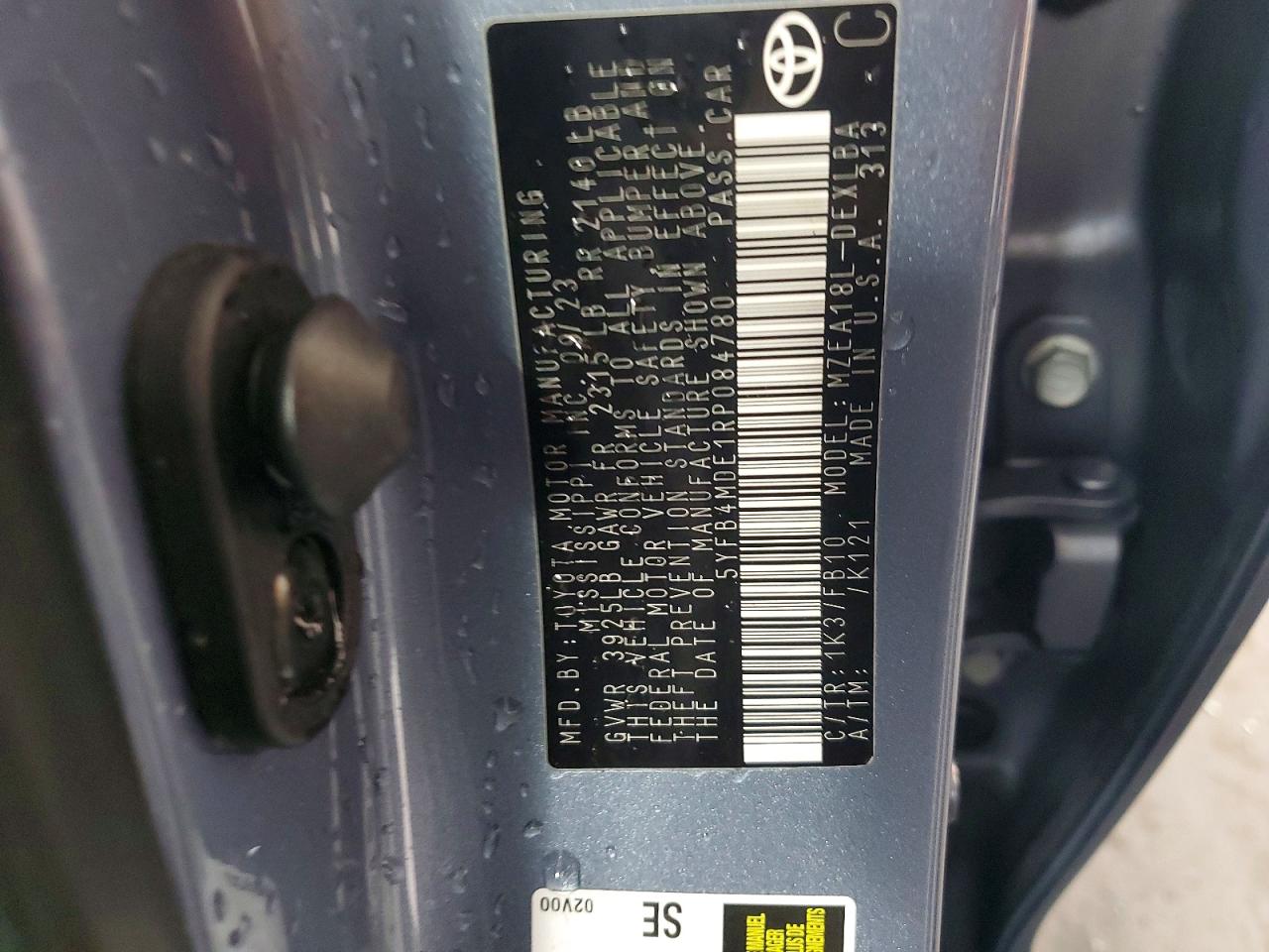 2024 TOYOTA COROLLA LE photo 12
