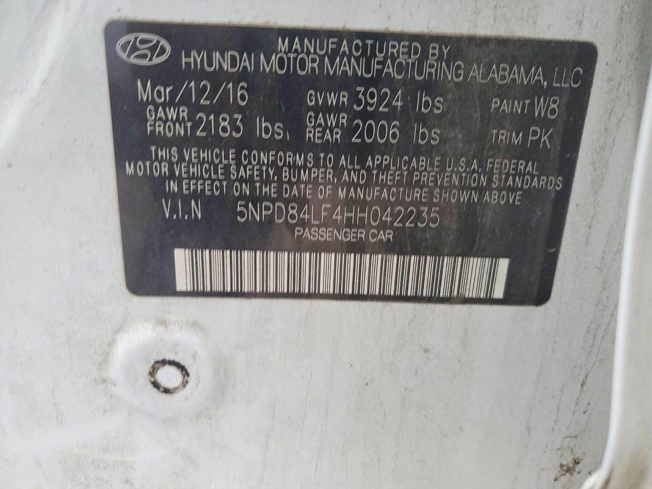 2017 HYUNDAI ELANTRA SE photo 23