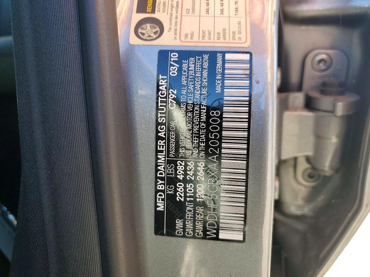 2010 MERCEDES-BENZ E 350 photo 12