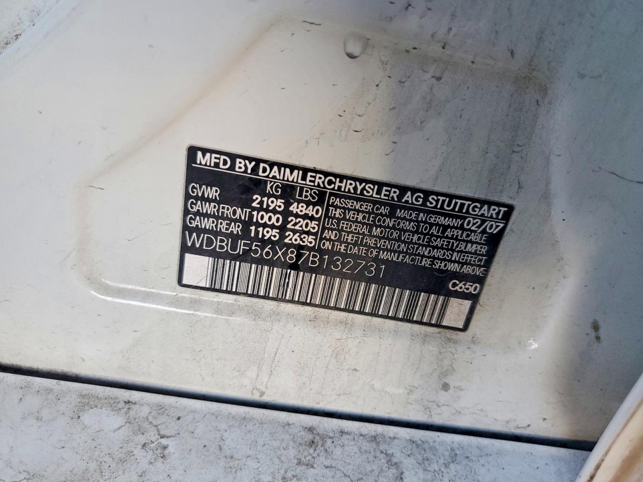 2007 MERCEDES-BENZ E 350 photo 12