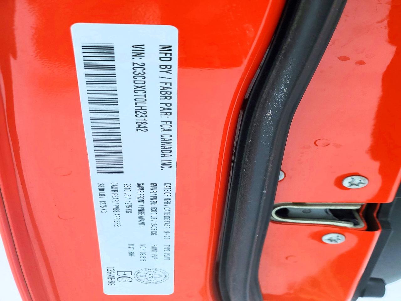 2020 DODGE CHARGER R/T photo 12