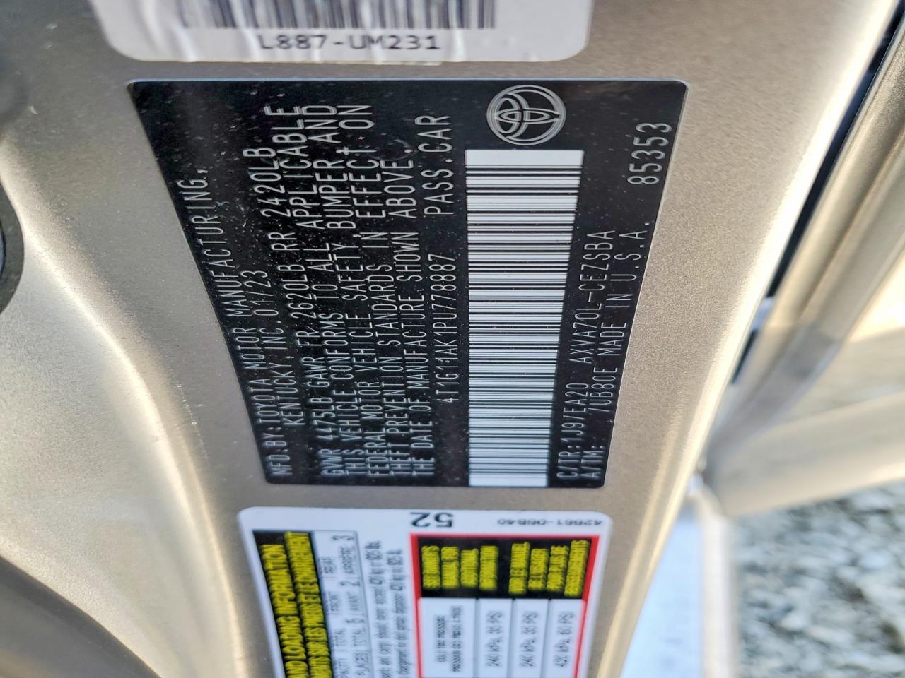2023 TOYOTA CAMRY SE NIGHT SHADE photo 12