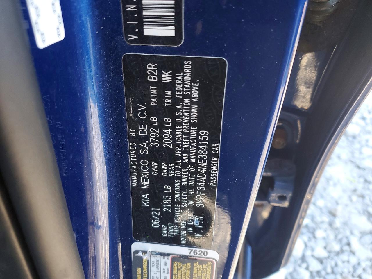 2021 KIA FORTE GT LINE photo 12