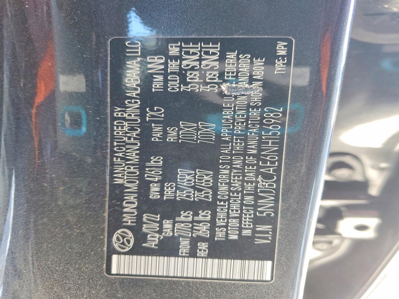 2022 HYUNDAI TUCSON SEL photo 13