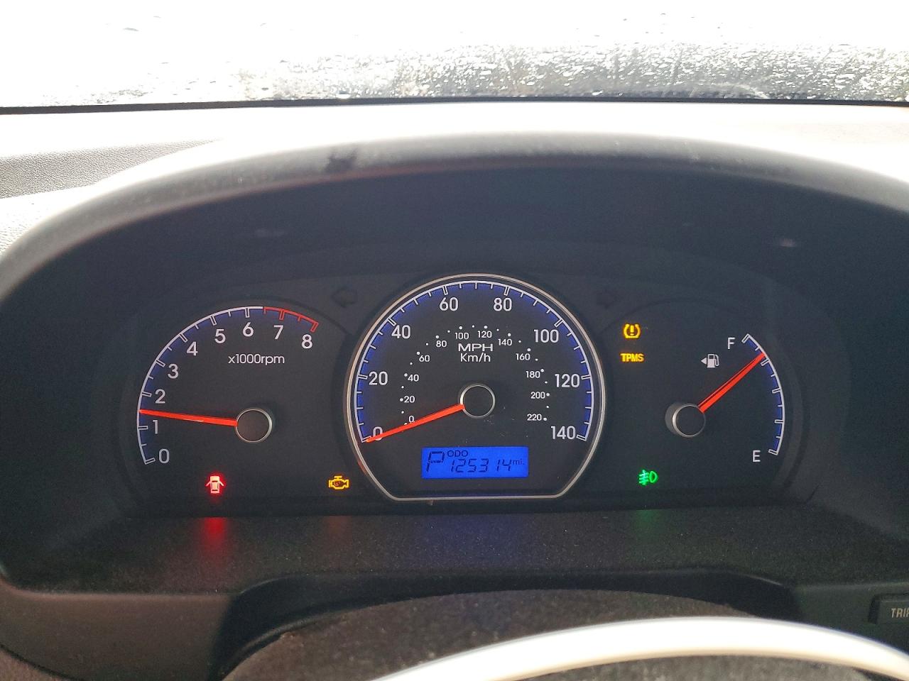 2010 HYUNDAI ELANTRA BLUE photo 9