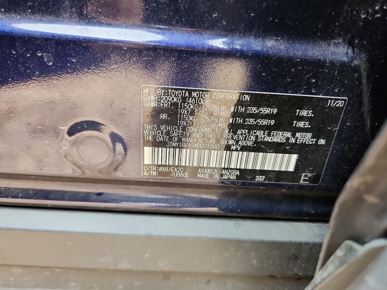 2021 TOYOTA RAV4 LIMITED photo 13