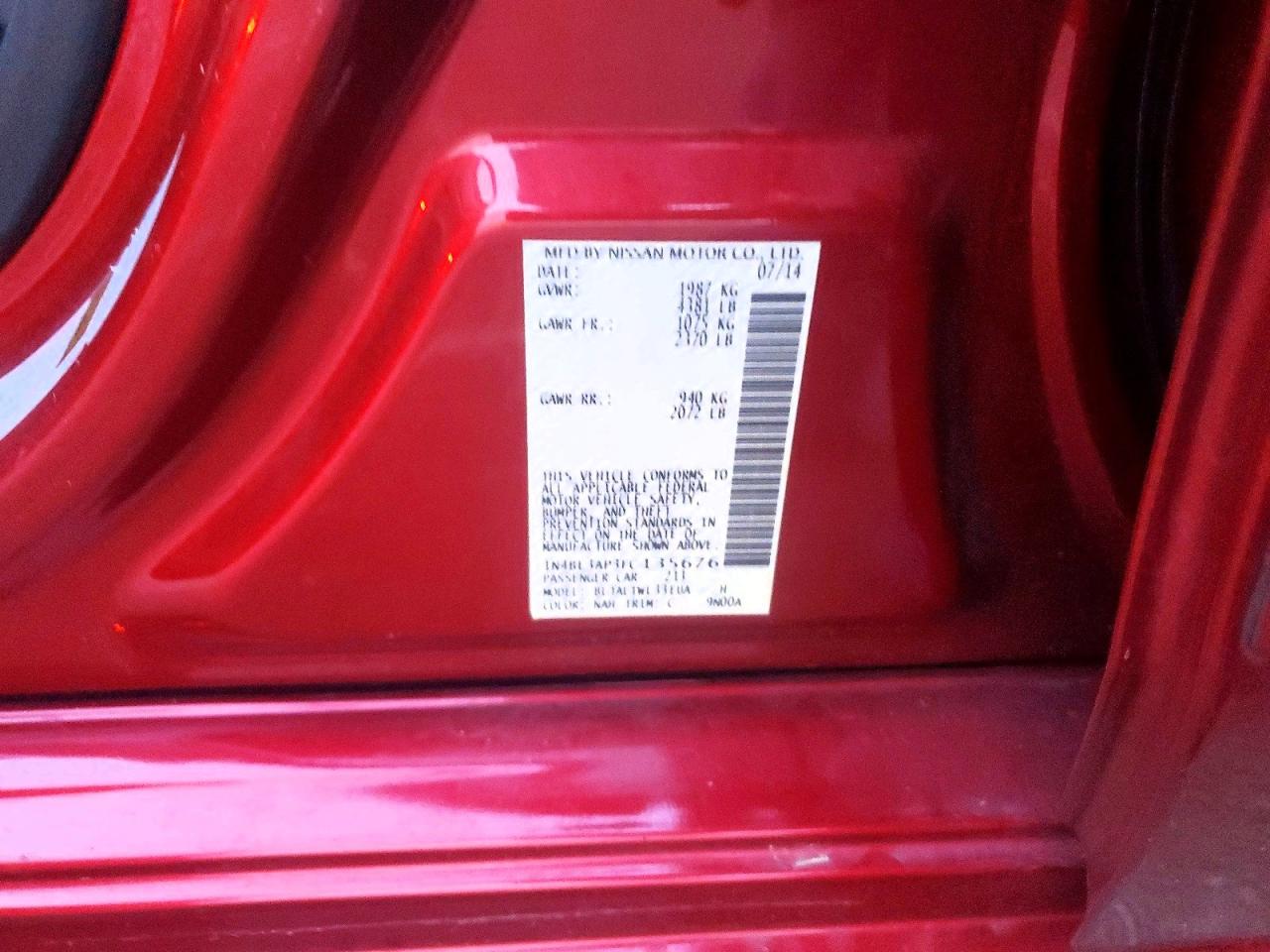 2015 NISSAN ALTIMA 3.5S photo 12