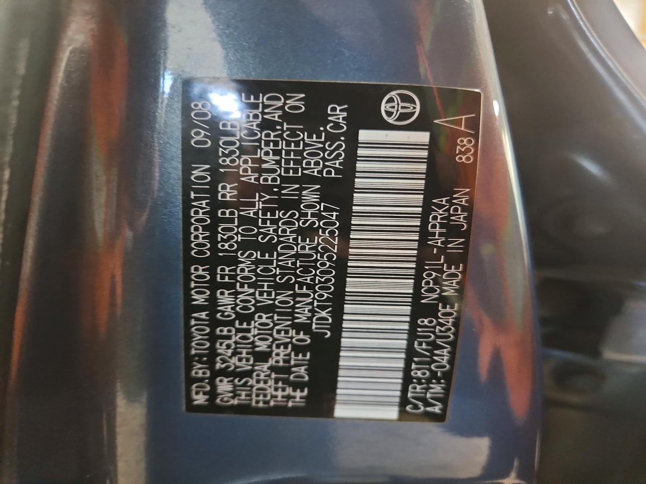 2009 TOYOTA YARIS photo 34