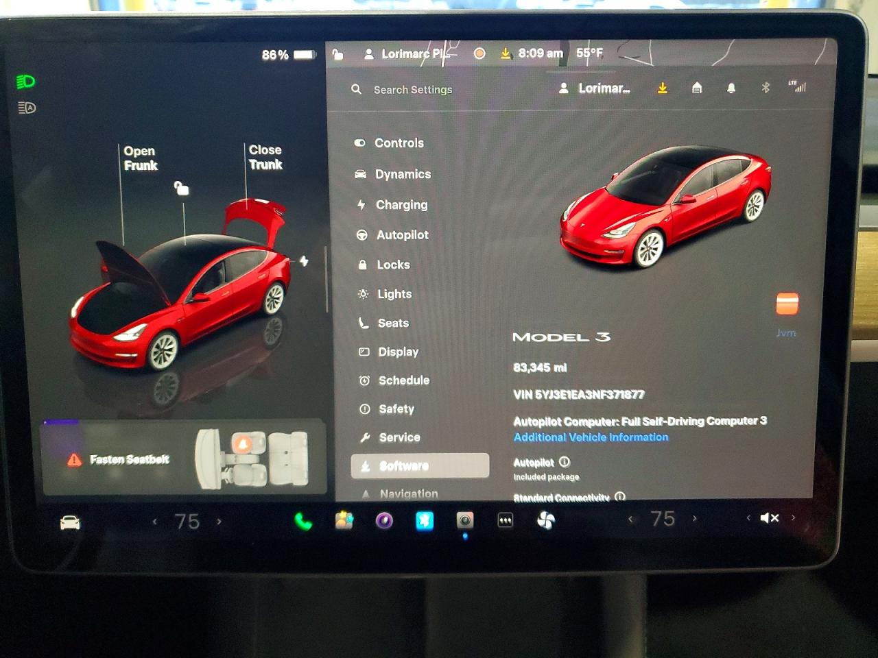 2022 TESLA MODEL 3 photo 9