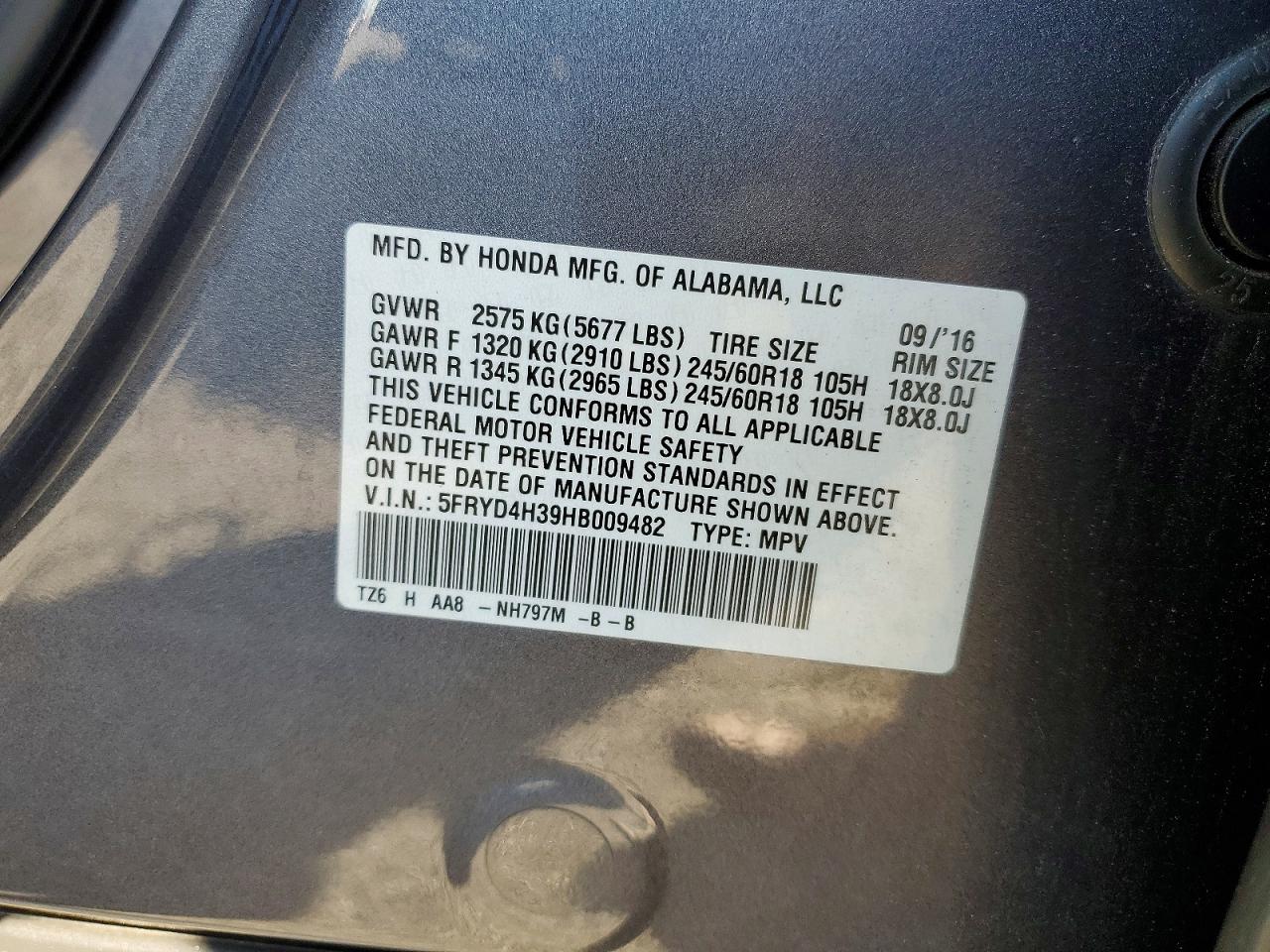 2017 ACURA MDX photo 13