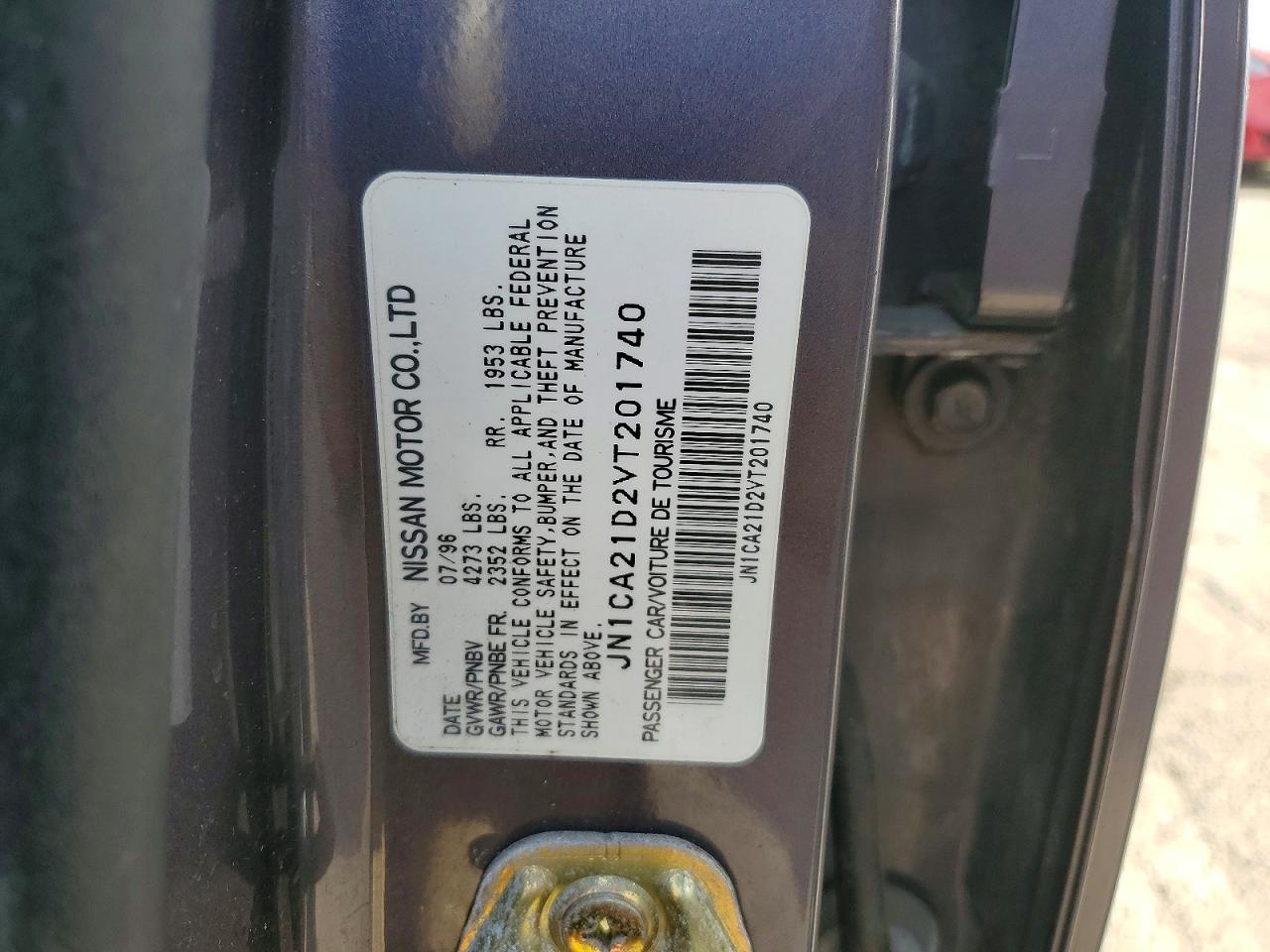 1997 NISSAN MAXIMA GLE photo 12