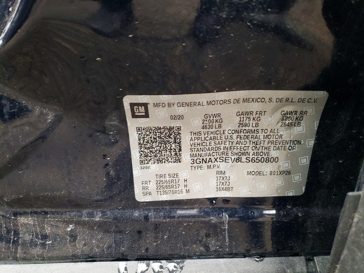 2020 CHEVROLET EQUINOX LS photo 34