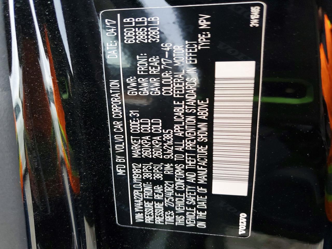 2018 VOLVO XC90 T6 photo 13