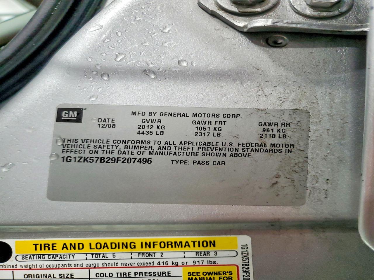 2009 CHEVROLET MALIBU LTZ photo 12