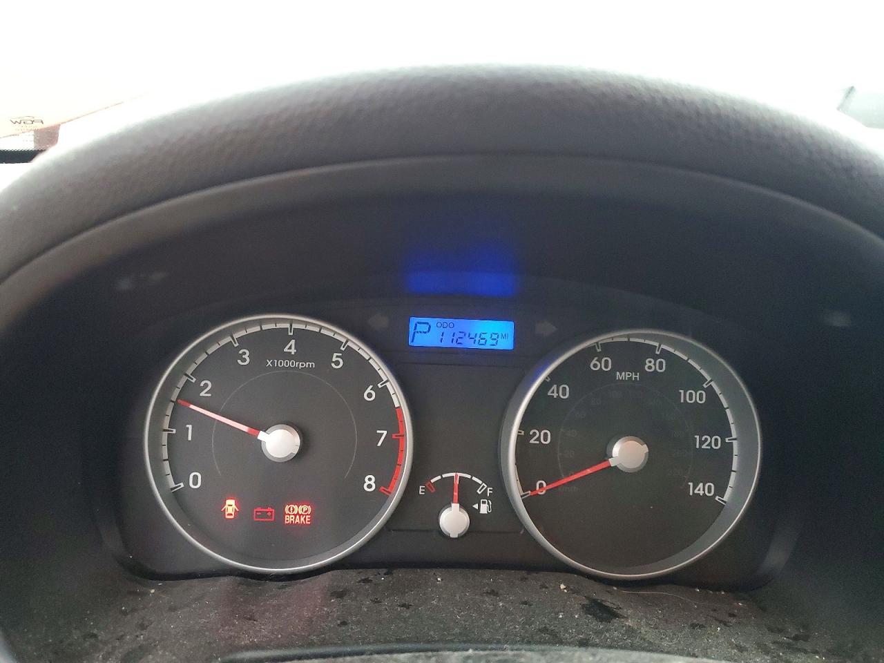 2010 HYUNDAI ACCENT BLUE photo 9