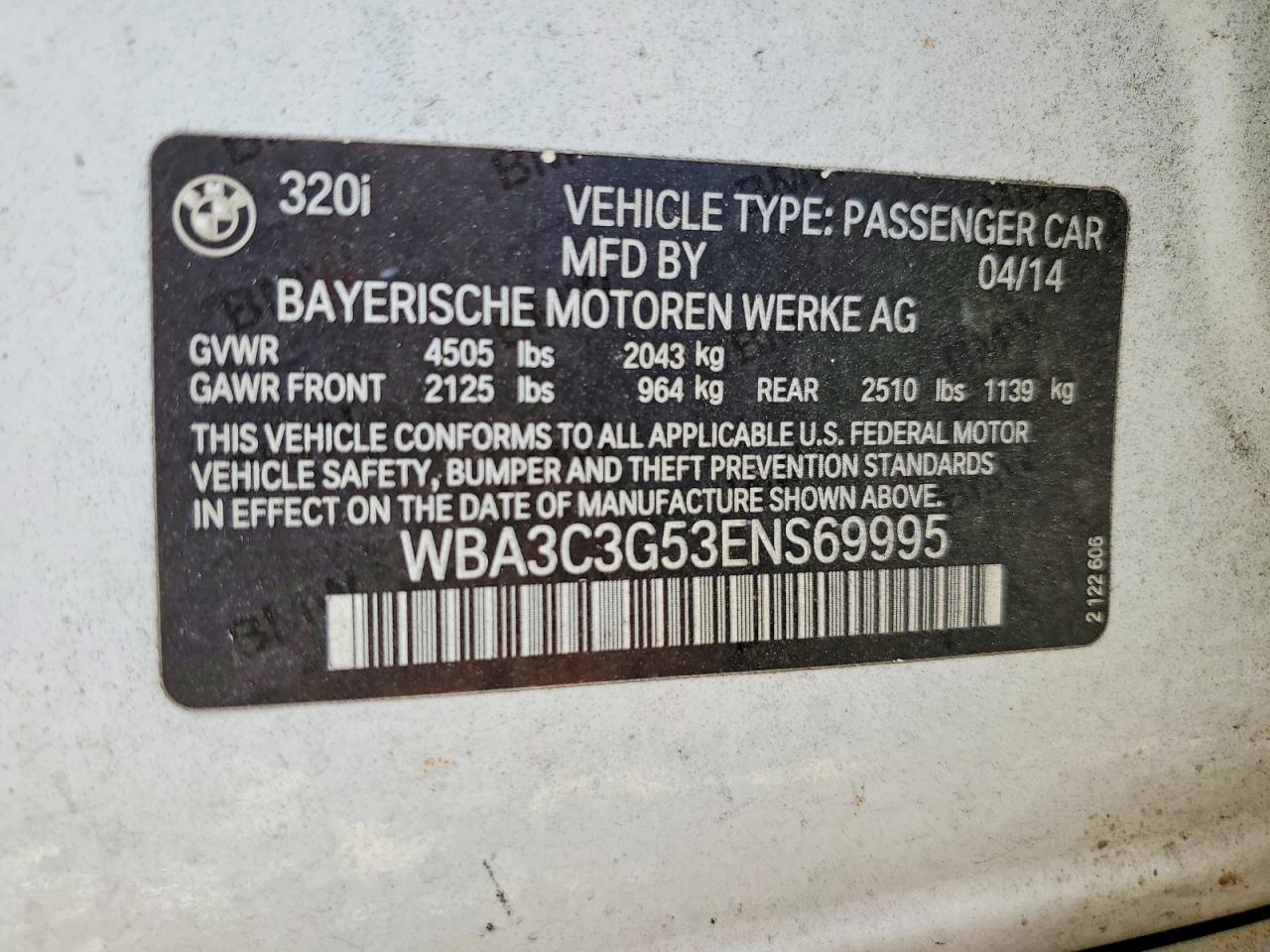 2014 BMW 320 I XDRIVE photo 12