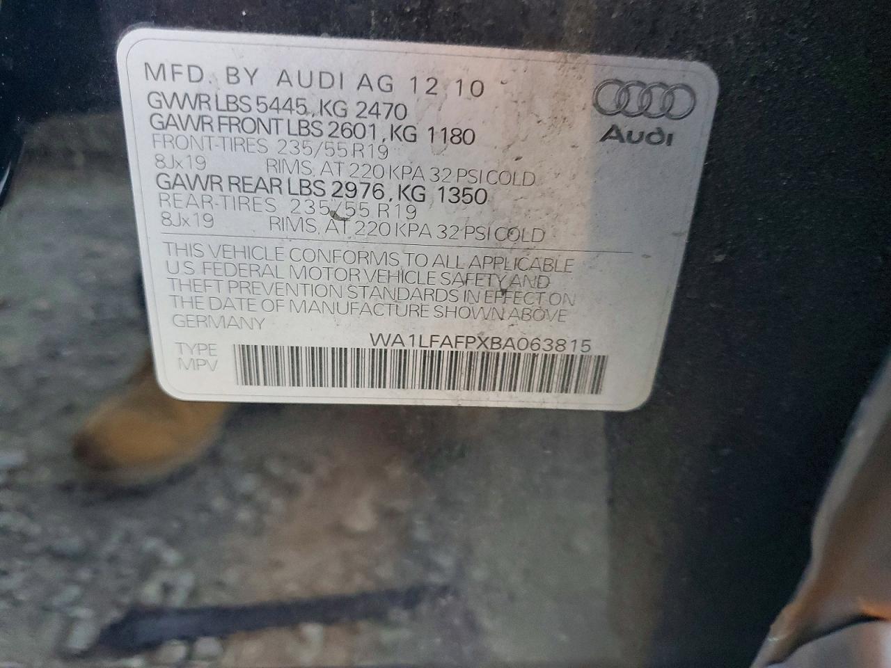 2011 AUDI Q5 PREMIUM PLUS photo 25