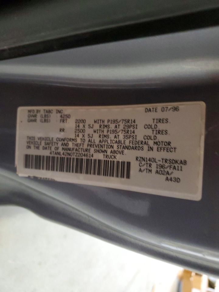 1996 TOYOTA TACOMA photo 12