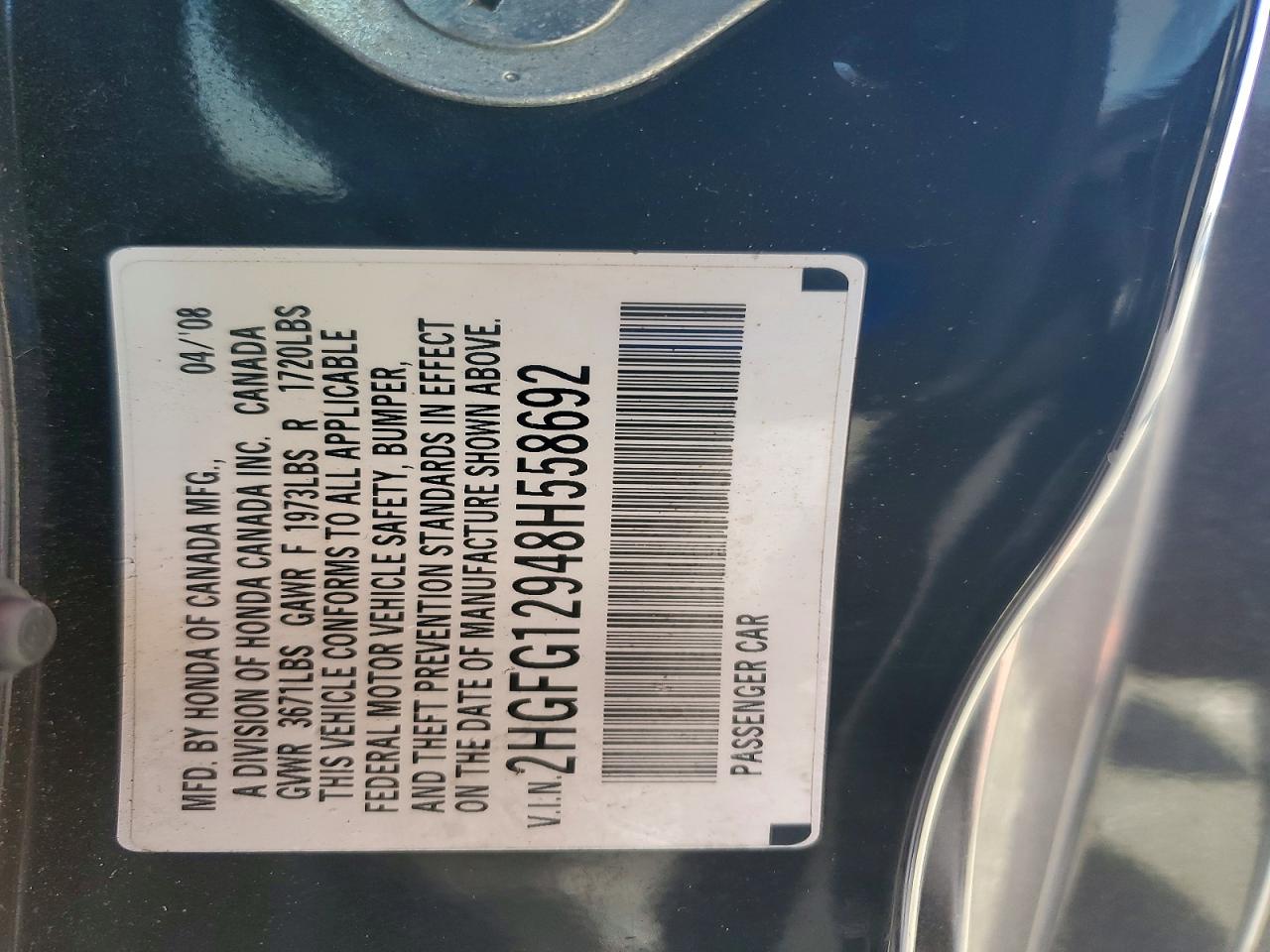 2008 HONDA CIVIC EXL photo 12