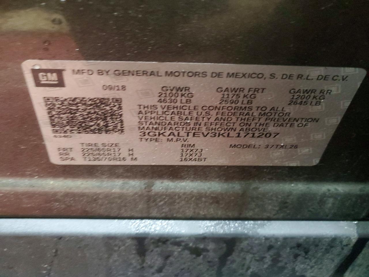 2019 GMC TERRAIN SLE photo 12