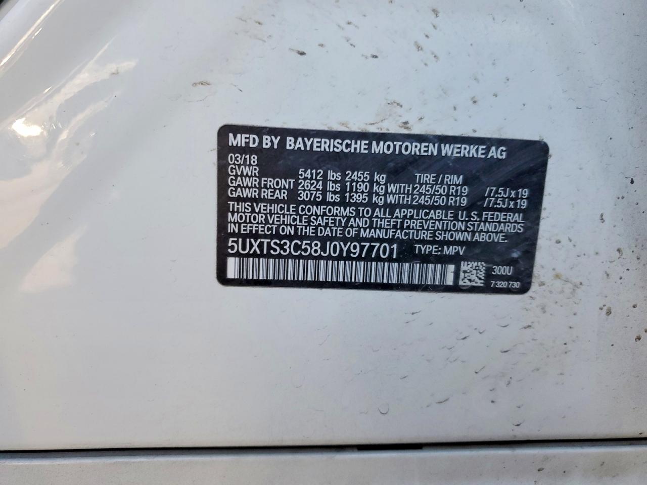 2018 BMW X3 XDRIVEM40I photo 23