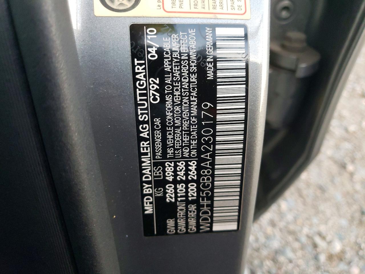2010 MERCEDES-BENZ E 350 photo 12