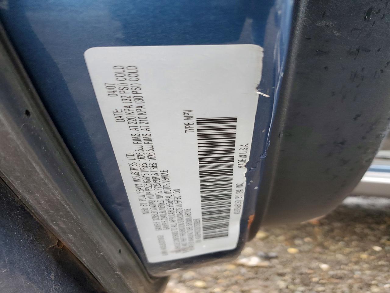 2008 SUBARU OUTBACK photo 23