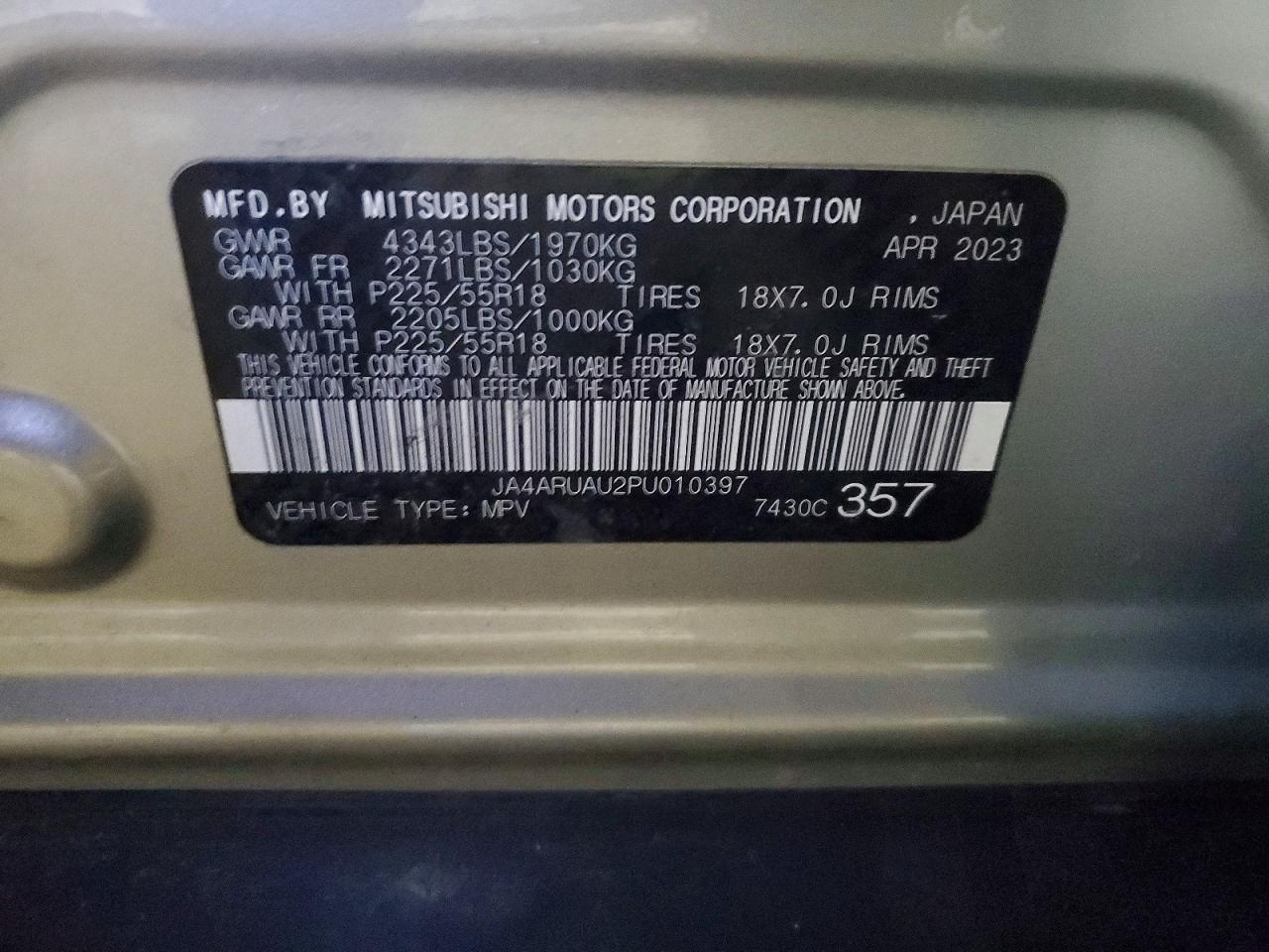 2023 MITSUBISHI OUTLANDER SPORT S/SE photo 14