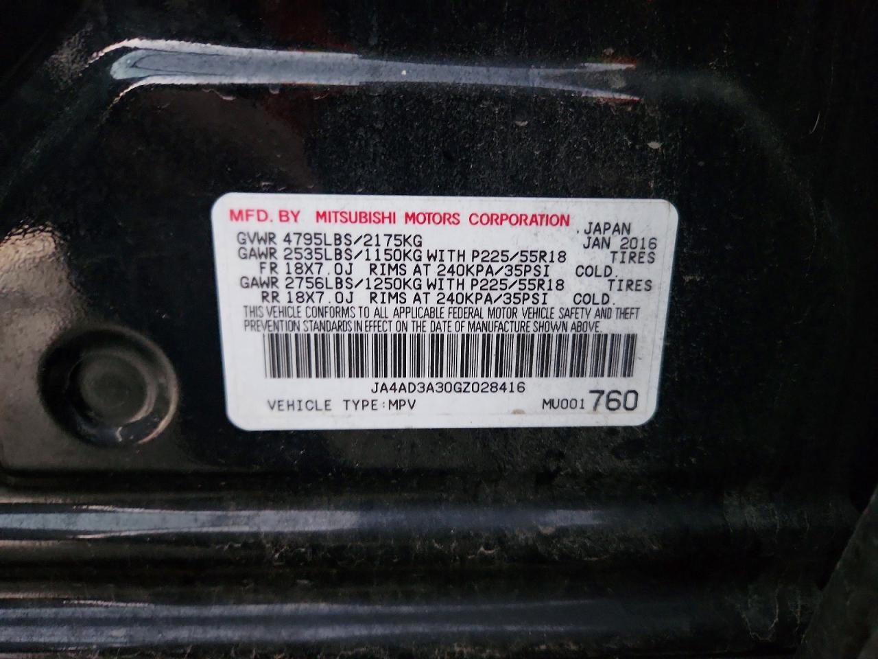2016 MITSUBISHI OUTLANDER SE photo 27
