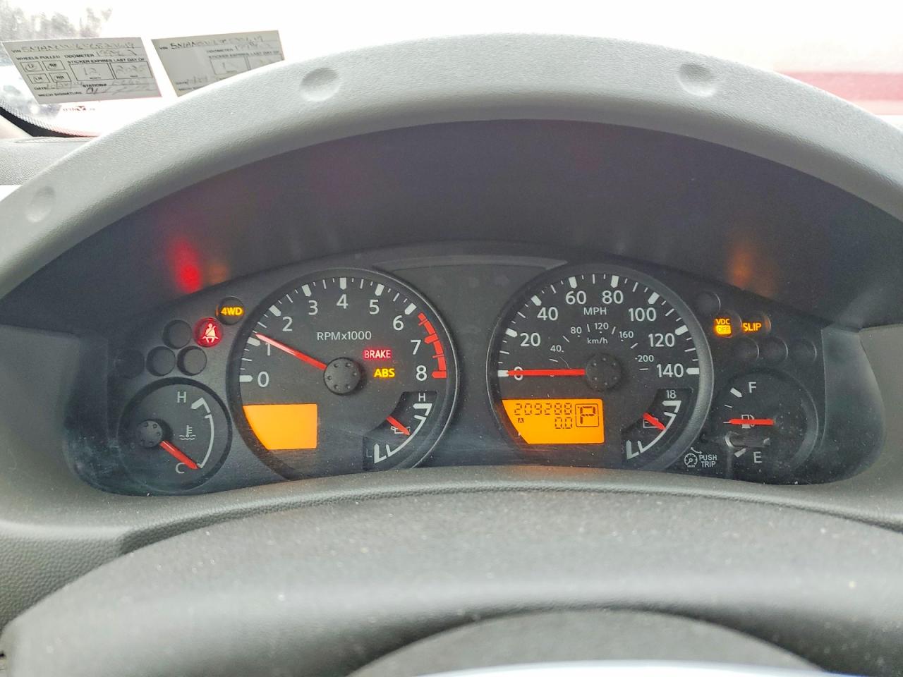 2008 NISSAN XTERRA OFF ROAD photo 9