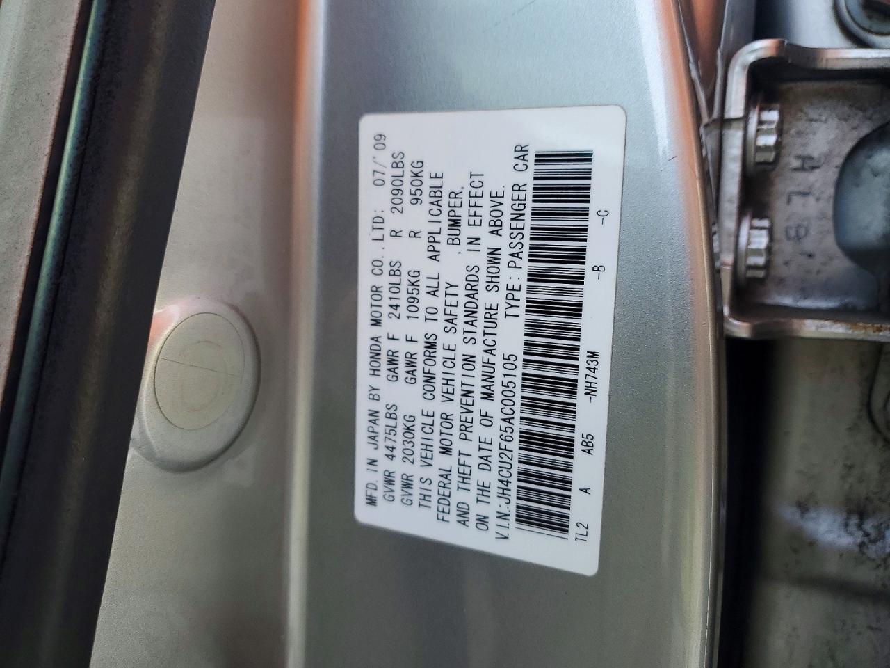 2010 ACURA TSX photo 12